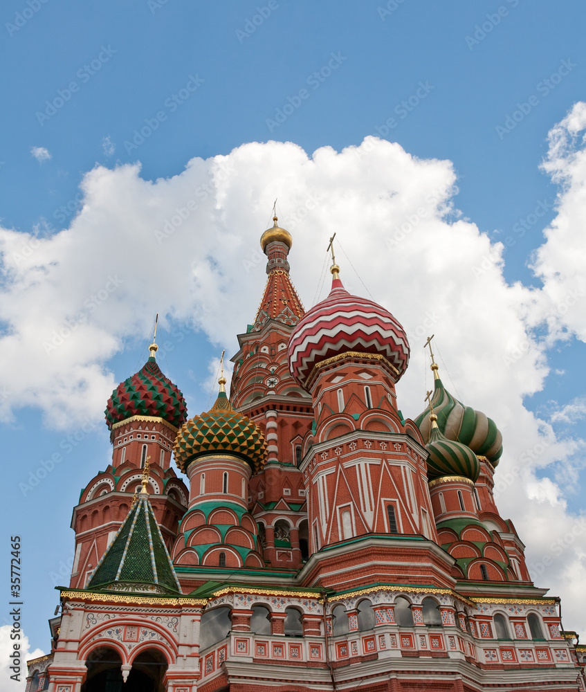 Cathedral of Vasily the Blessed in the Heaven