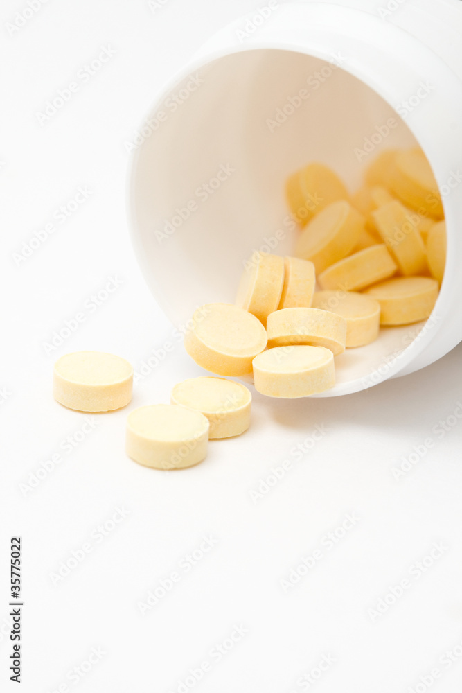 Pills isolated on white Pills isolated on white
