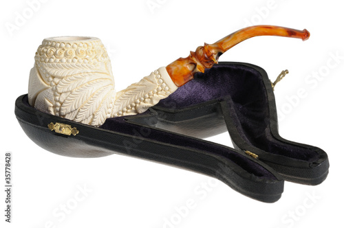 Canvas-taulu Tobacco pipe from meerschaum