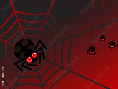 Halloween spiders