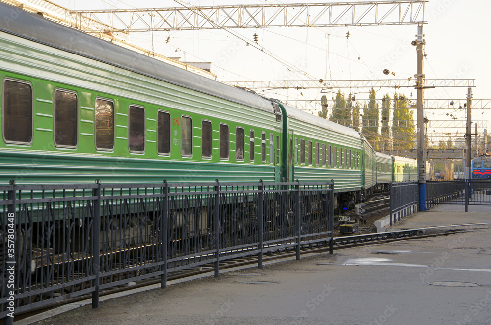 Obraz premium mooving train