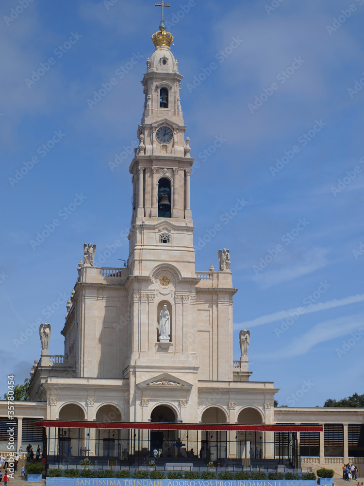 Basilica of Our Lady of the Rosary of Fatima in Portugal