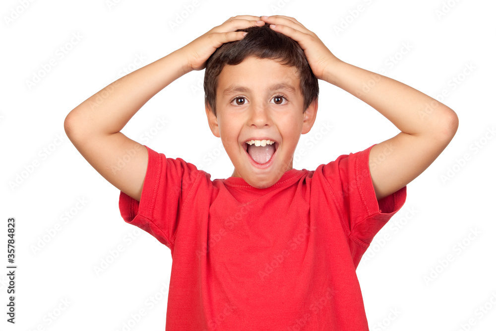 Surprised child Surprised child