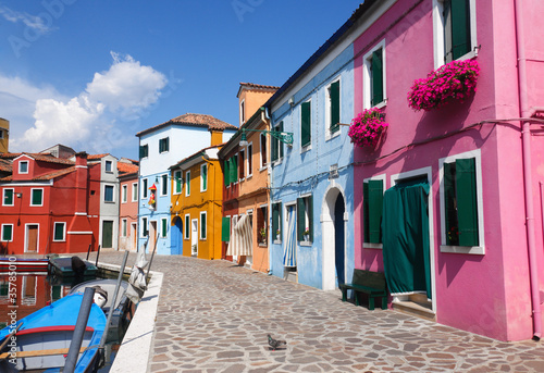 Colorful houses of Burano