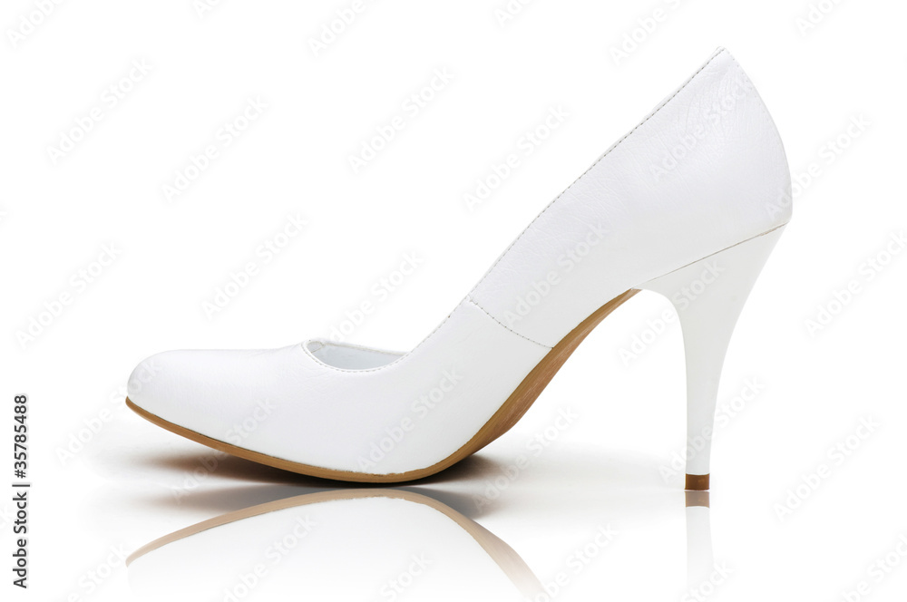 Obraz premium Elegant shoes on the white