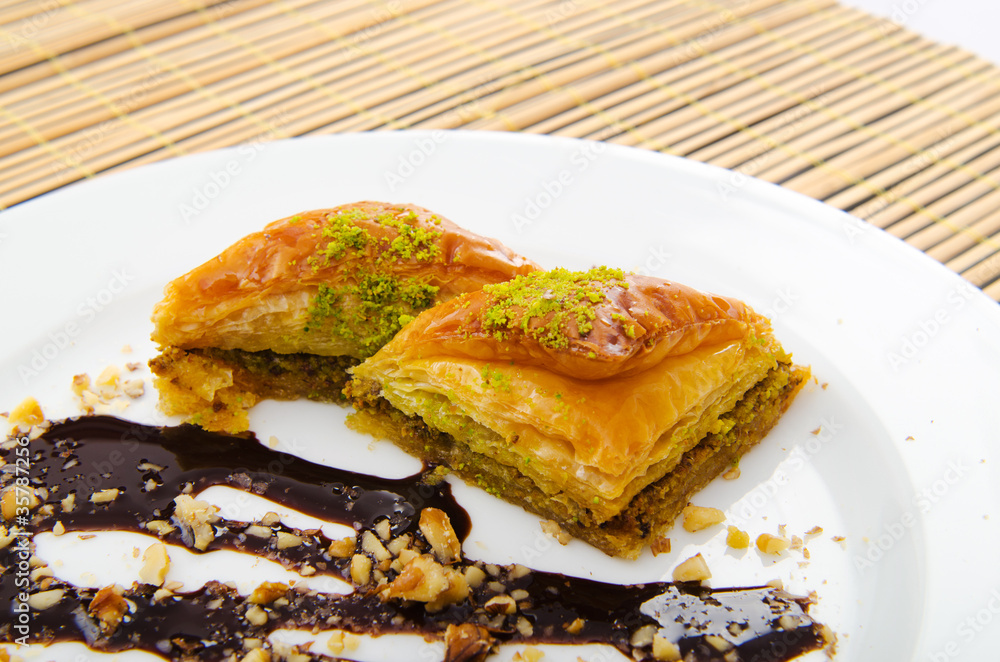 Traditional turkish sweet dessert