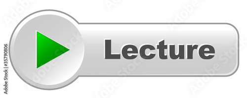 Bouton Web LECTURE (lire voir play vidéo démarrer cliquez)