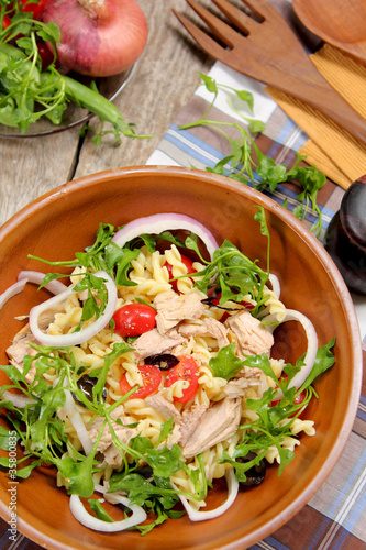 Pasta salad with tuna photo