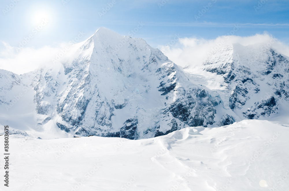 Winter mountains