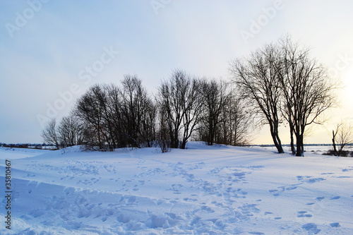 Winter sunset