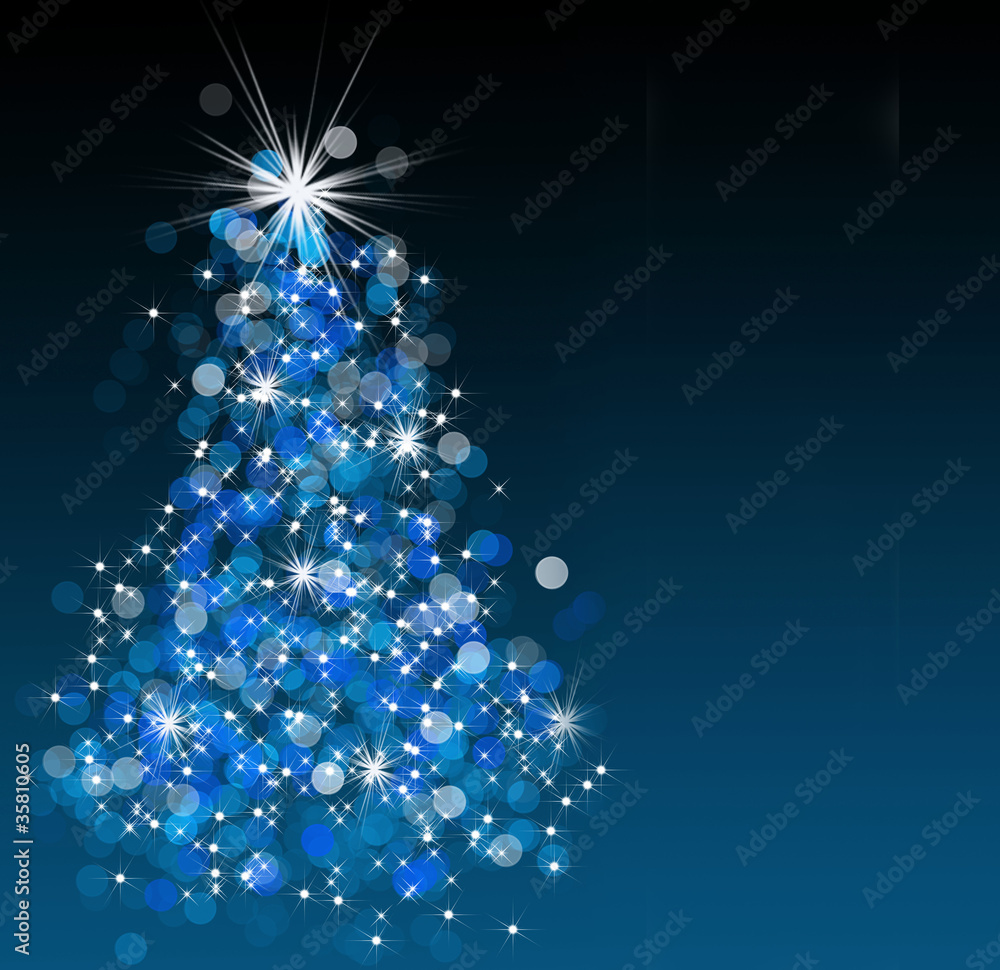 Bokeh Christmas tree Bokeh Christmas tree