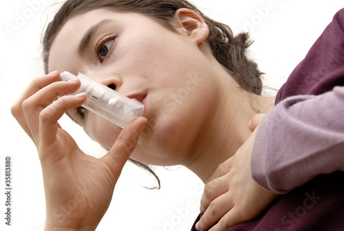 adolescente asthmatique photo