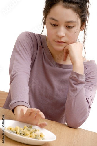 Photography adolescente refus alimentation