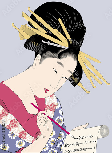 浮世絵　江戸美人画05