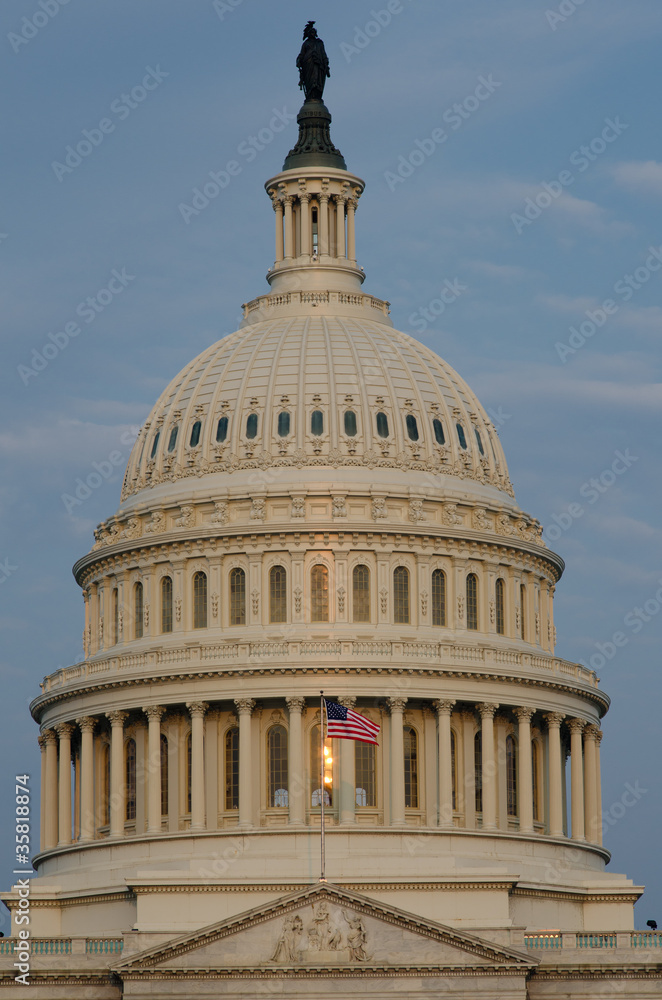 Capitol dome detail - Washington DC USA