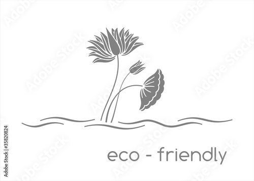 Fototapeta Naklejka Na Ścianę i Meble -  Eco friendly business logo design