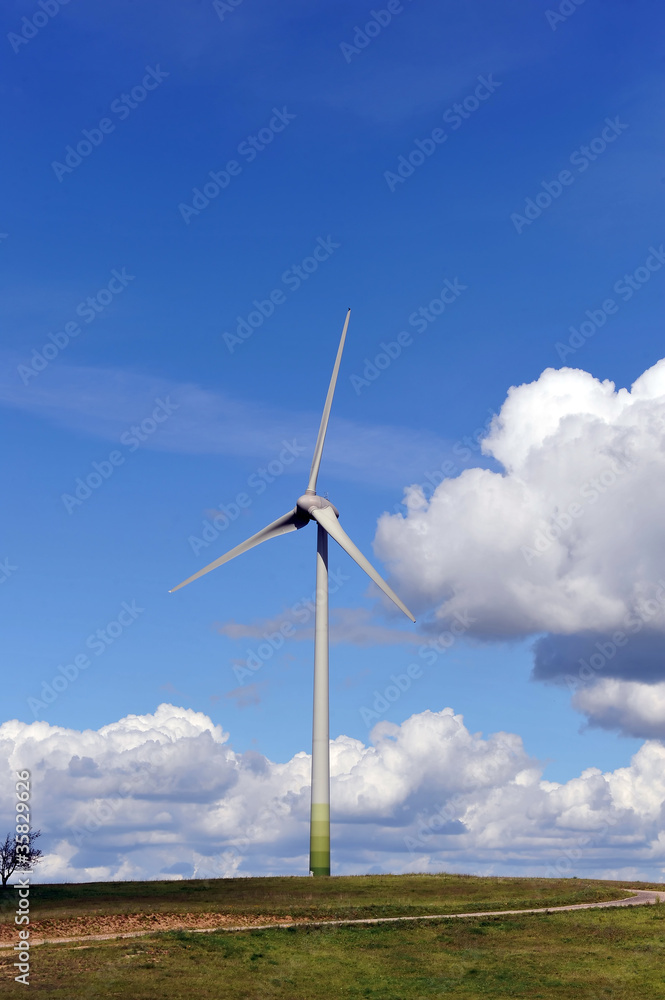 wind turbines