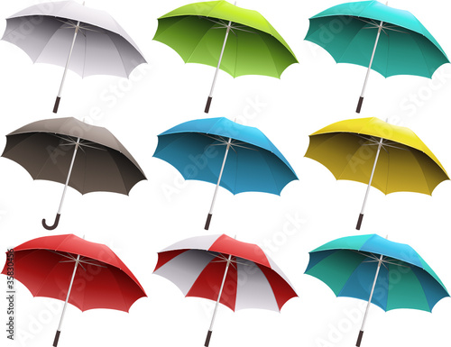 Collection de parapluies (détouré)