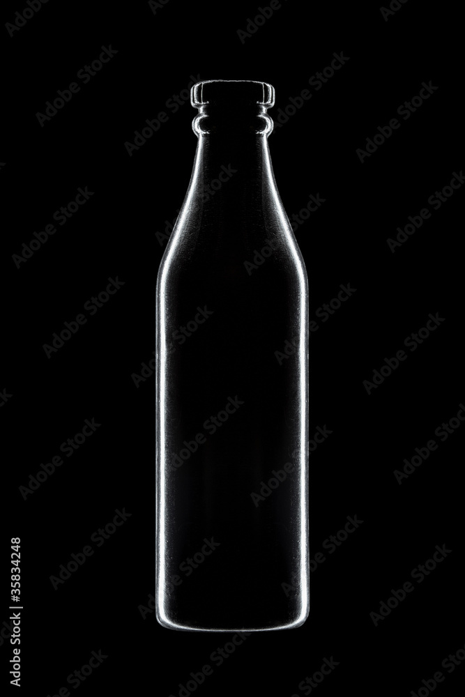 Bouteille de soda façon radiographie Bouteille de soda façon radiographie