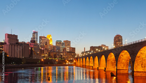 Obraz na płótnie Minneapolis w salonie