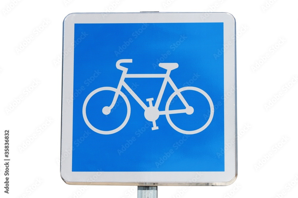 Panneau indicateur de piste cyclable Panneau indicateur de piste cyclable