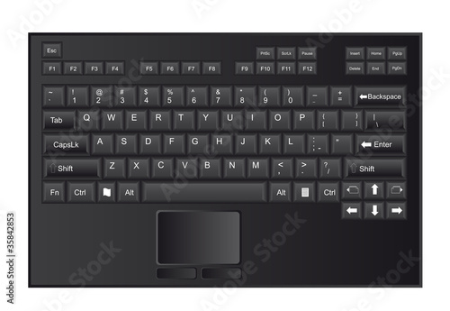 keyboard vector