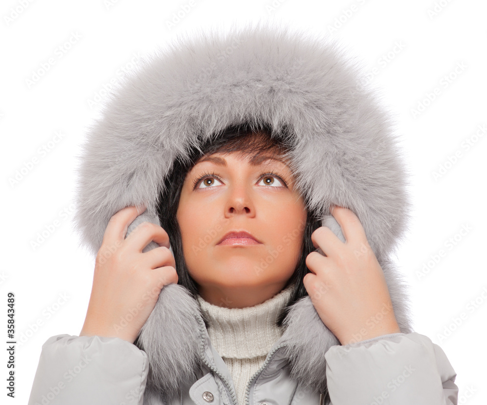 Young woman isolated Young woman isolated
