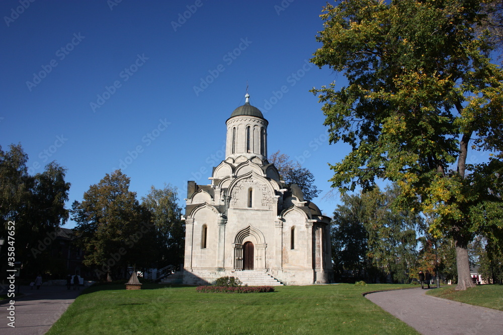 Russia, Moscow. Saviour Monastery Andronicus. Saviour Cathedral
