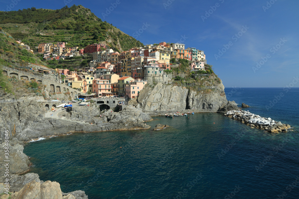 beautiful italian marine village