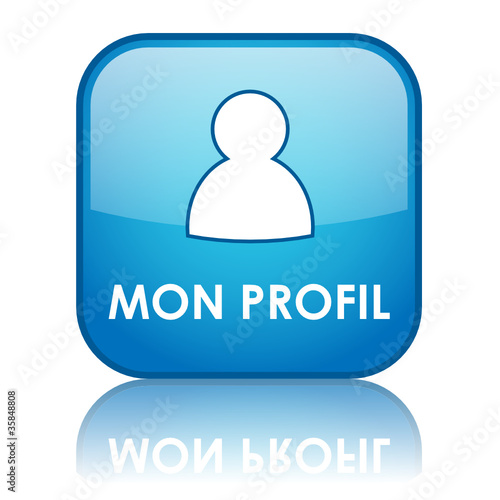 Bouton Web "MON PROFIL" (compte utilisateur préférences options)