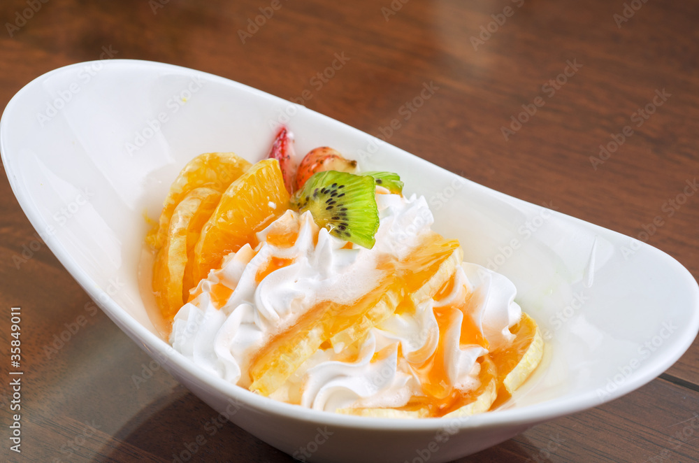 Ice cream dessert Ice cream dessert
