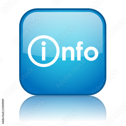 "INFO" Web Button (find out more learn about us information)