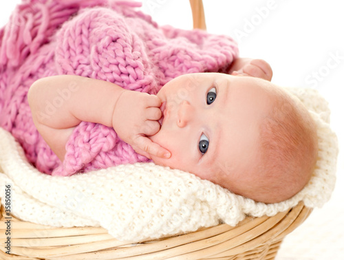 baby in the basket