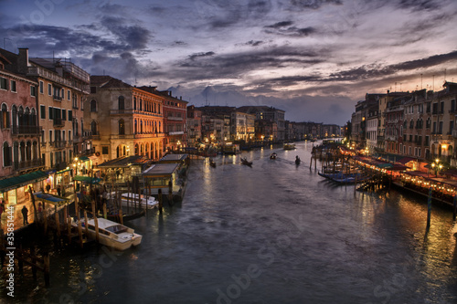 Restaurants am Canale Grande in Venedig © piclooser