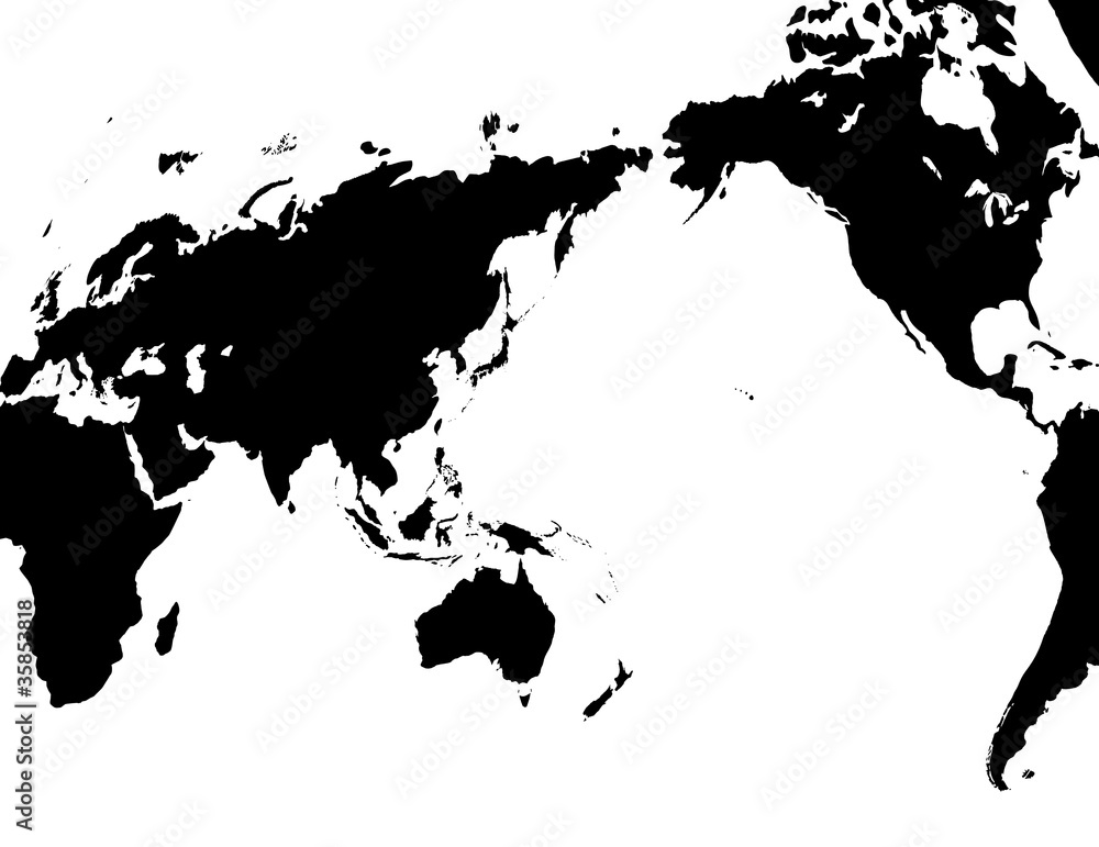 Obraz premium 世界地図
