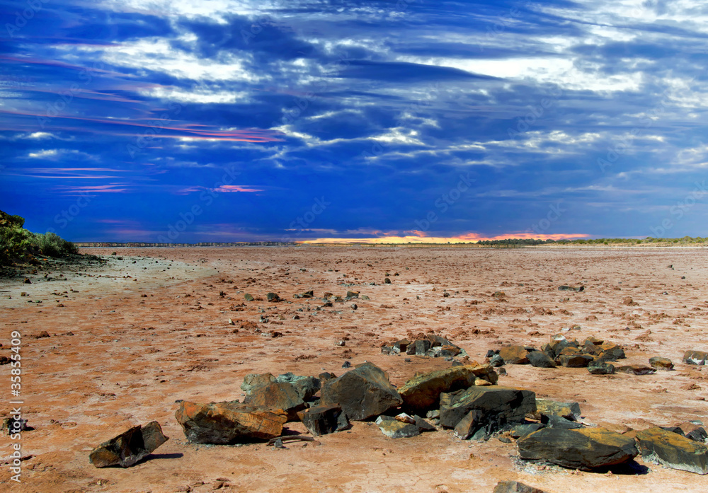 Lake Ballard--(salt pan) Western Australian.