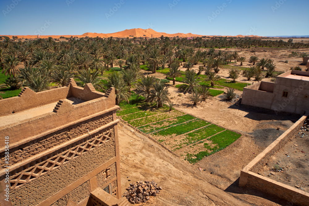 The dunes of Erg Chebbi. Merzouga, Morocco.