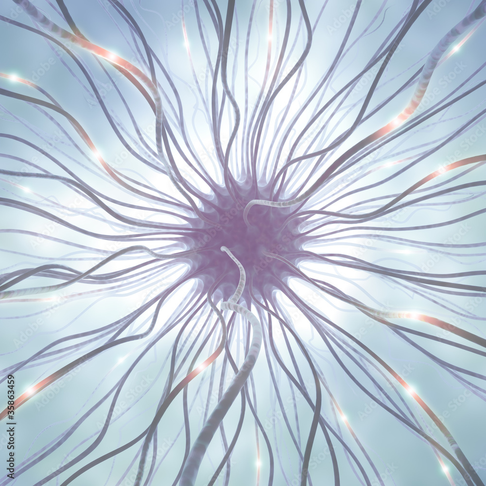 Obraz premium Nerve Cell Pulse