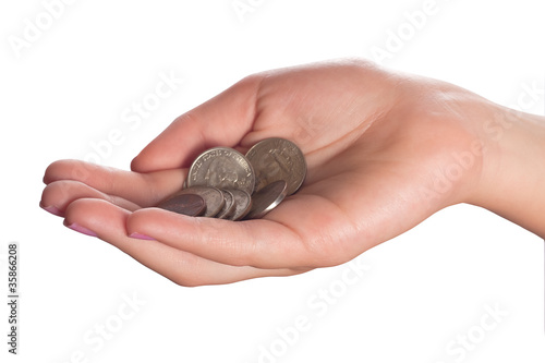 Coins in Hand