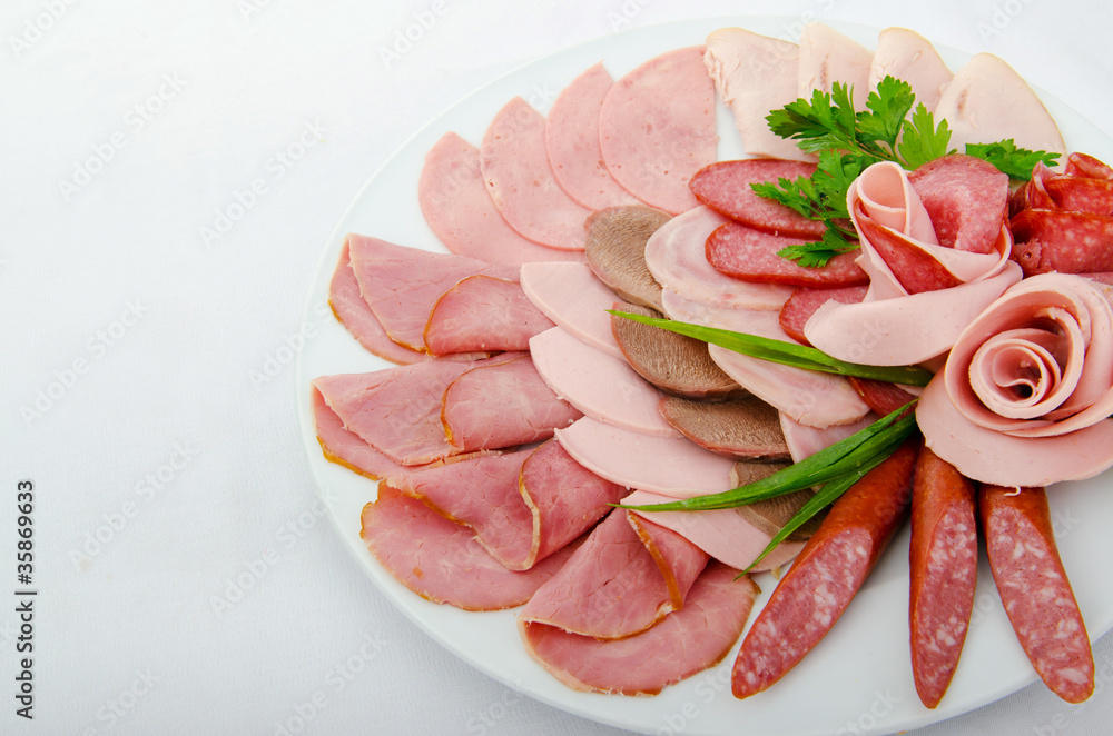 Meat platter with selection Meat platter with selection