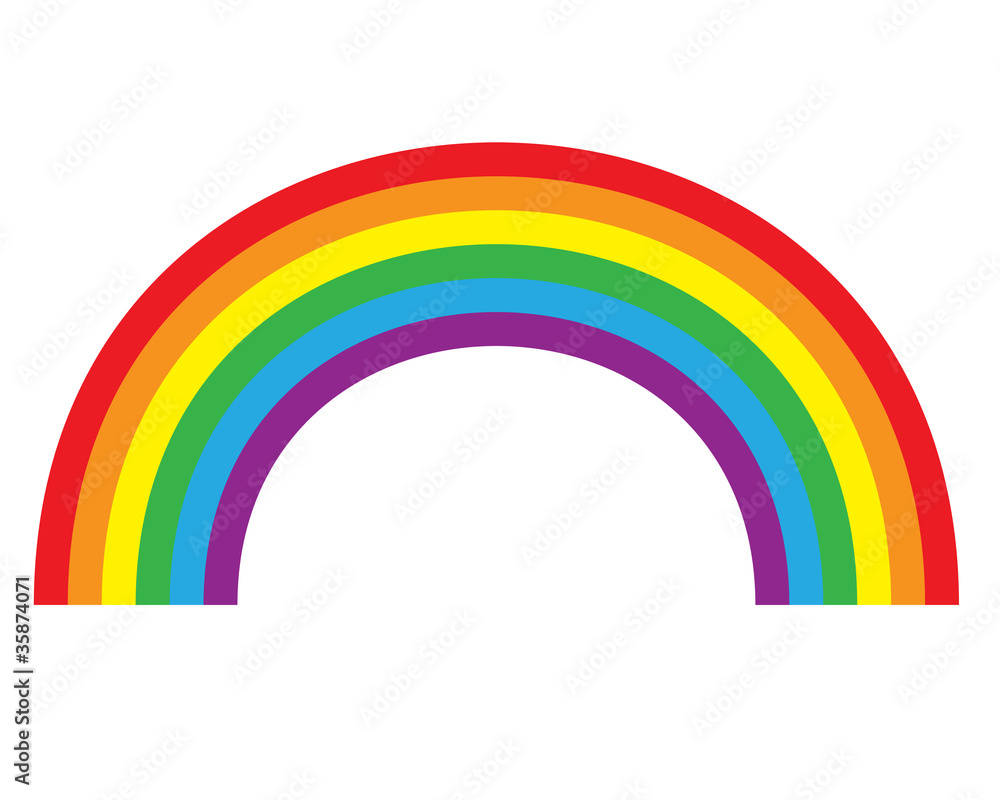 regenbogen Stock-Illustration | Adobe Stock