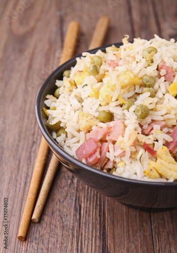 Tableau sur toile fried rice/ riz cantonnais