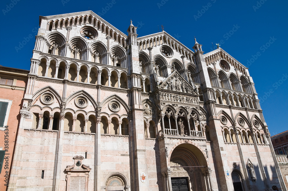 St. Giorgio Basilica Cathedral. Ferrara. Emilia-Romagna. Italy.