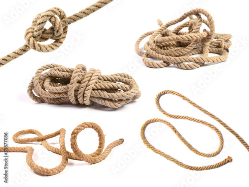 Canvas Print variety of rope