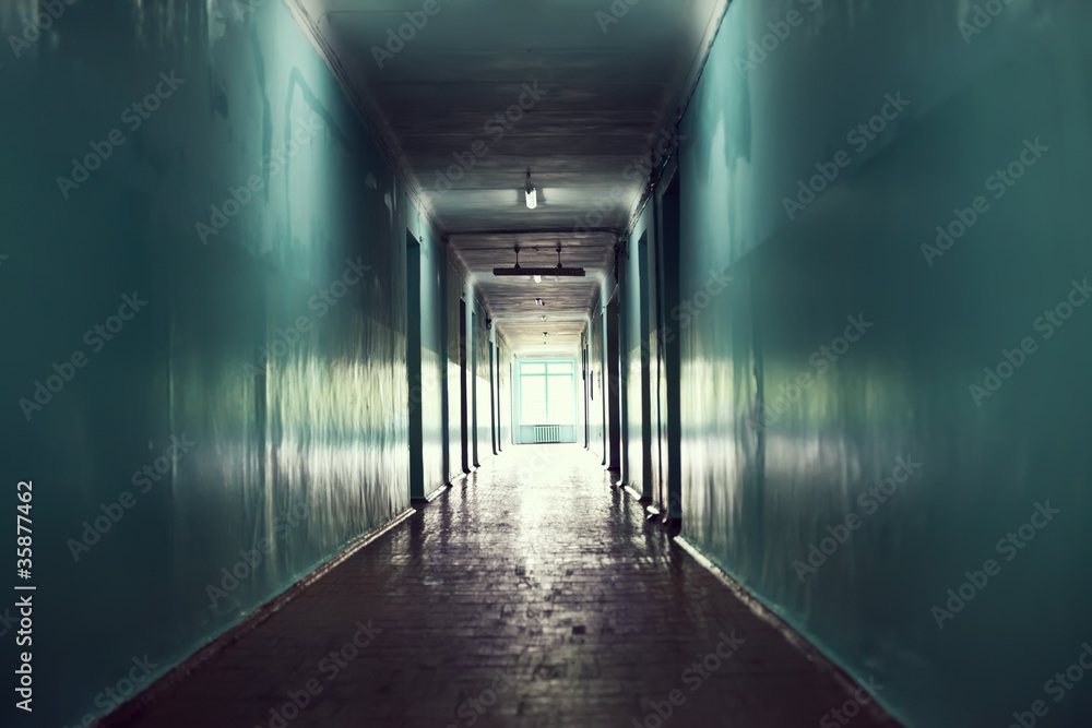 dark corridor