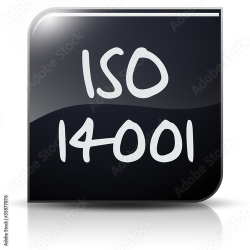 Symbole glossy vectoriel norme ISO 14001