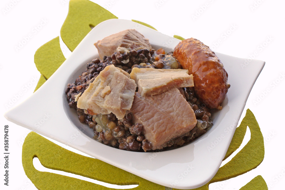 Petit salé aux lentilles Petit salé aux lentilles