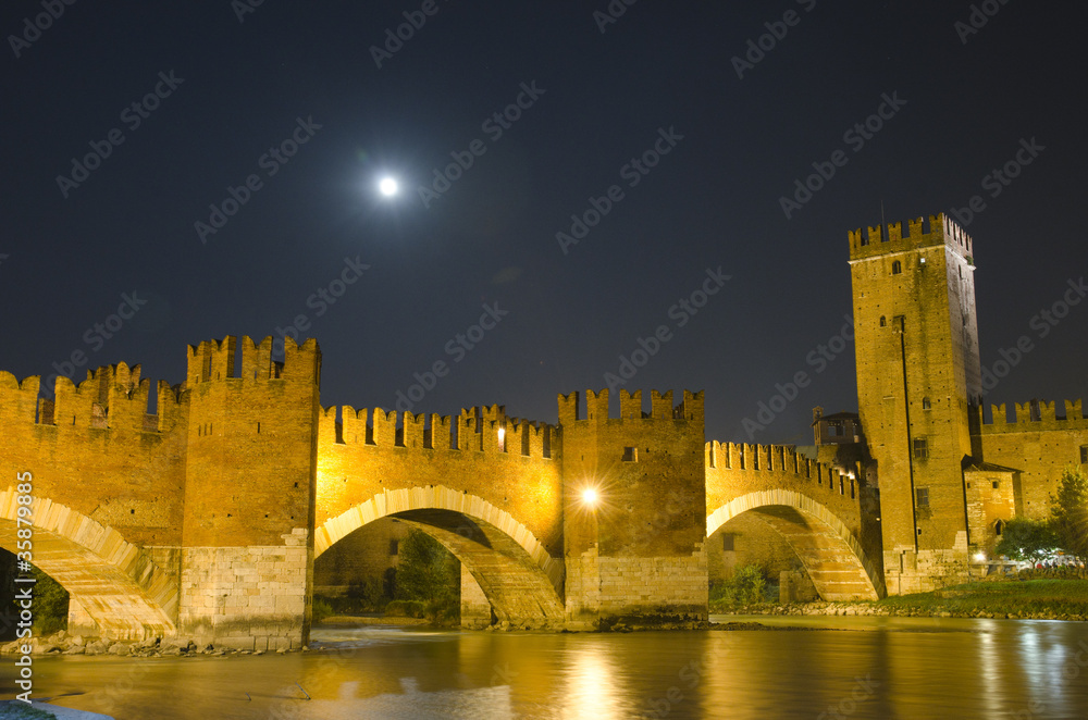 Verona by night