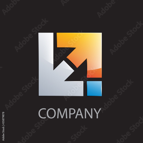 Logo exit to success # Vector