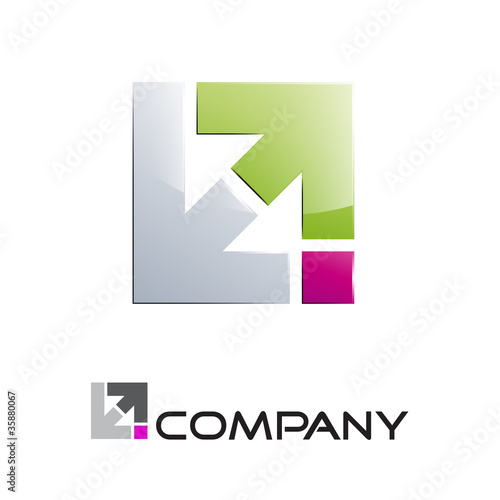 Logo exit to success # Vector